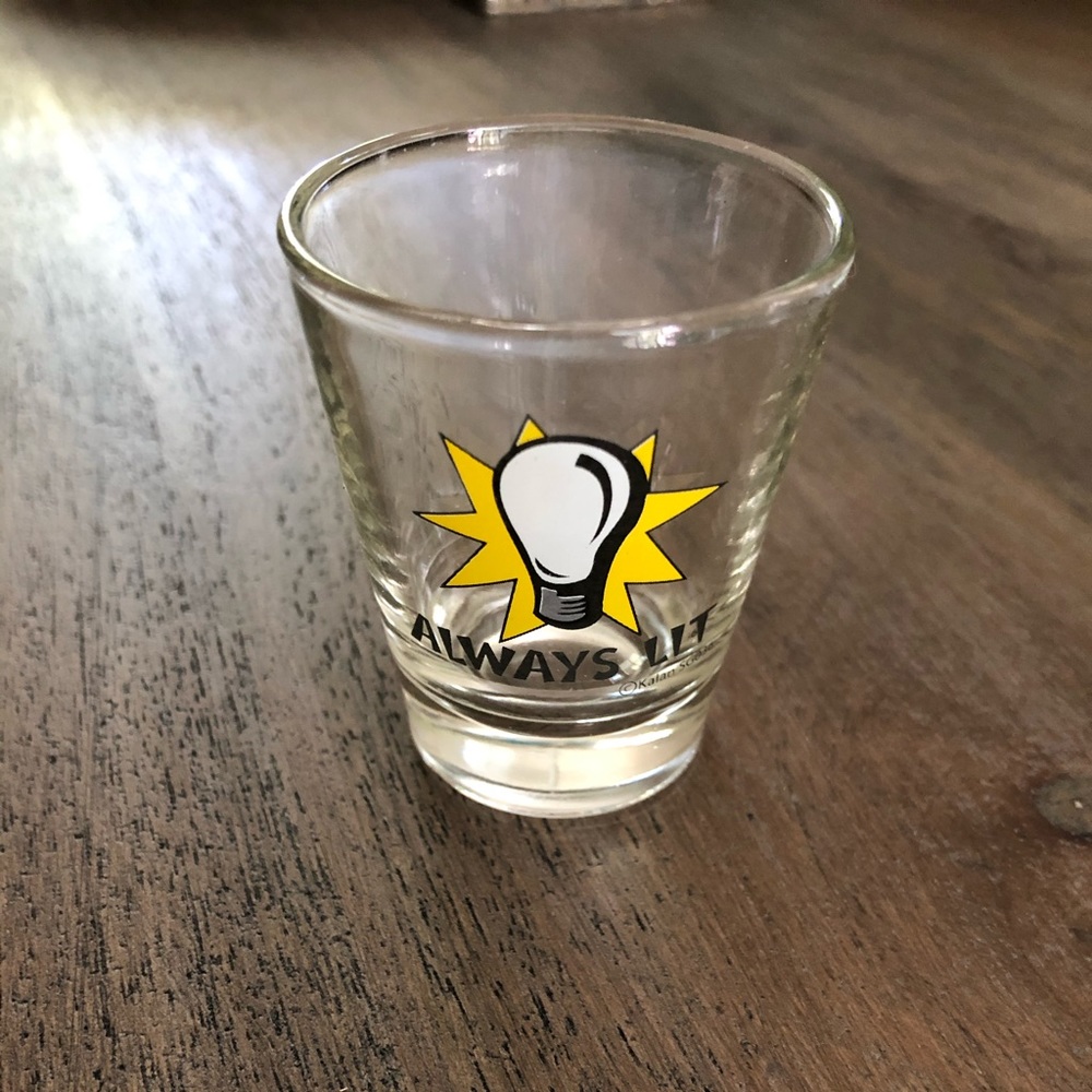 Always Lit shot glass